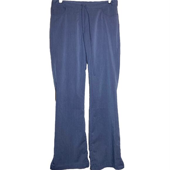 Grey's Anatomy Collection Classic 5 Pocket Drawstring Scrub Pants Blue M - Picture 2 of 5